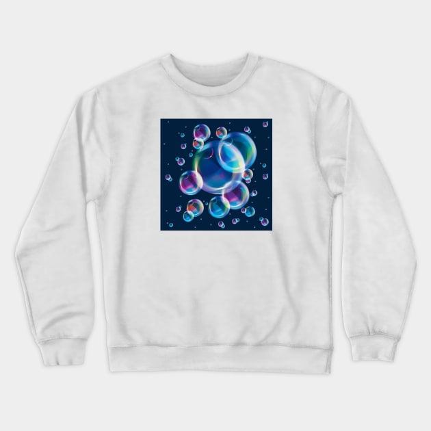 Bubbles Crewneck Sweatshirt by jamesboast